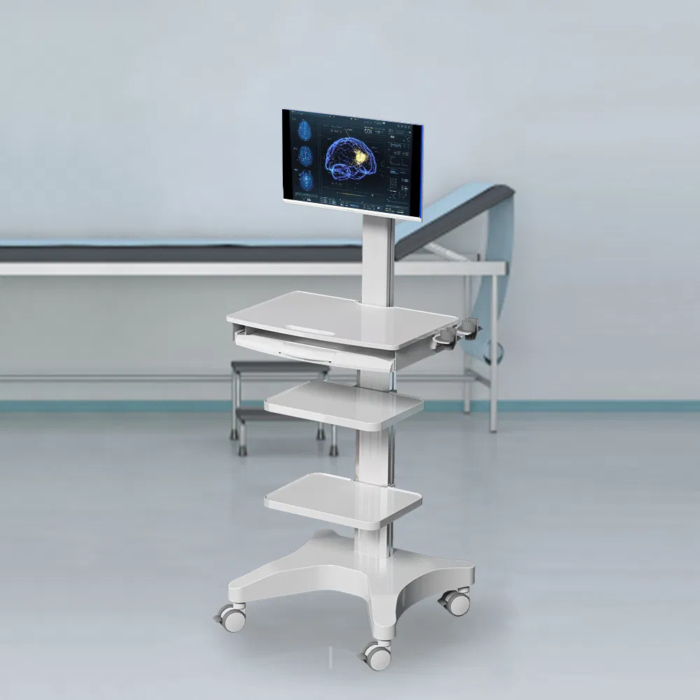 Smart Hospital Examination Trolley with Digital Display Mount – Factory Direct Supply