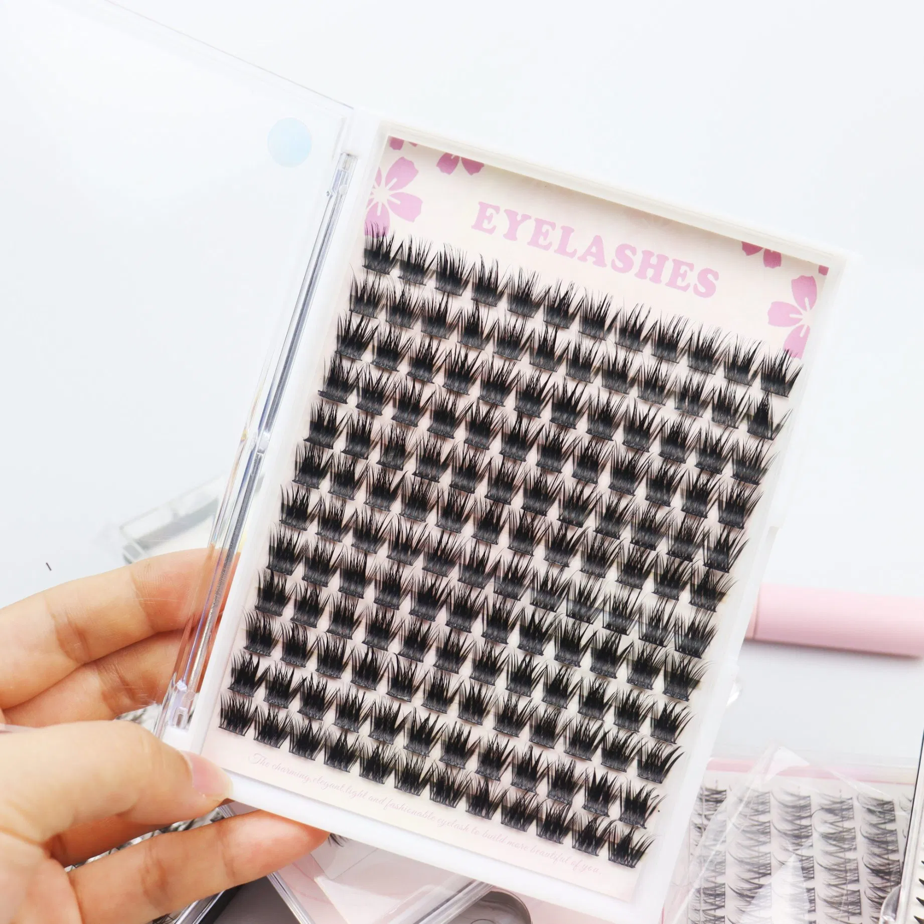Individual Segmented Eyelashes DIY Lash Glue Mascara at Home Beauty Individual Eyelash