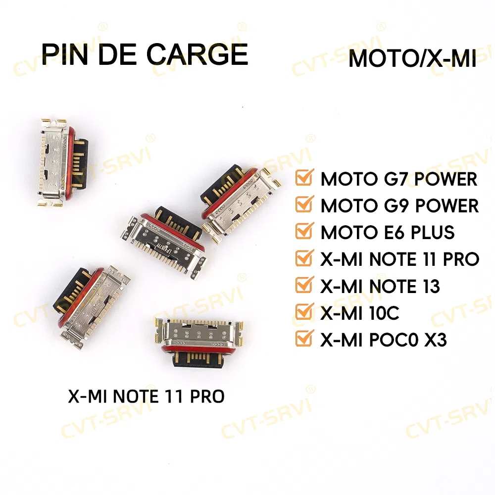 Разъём USB Type-C для Xiaomi Note 11PRO, Note 13, Poco X3