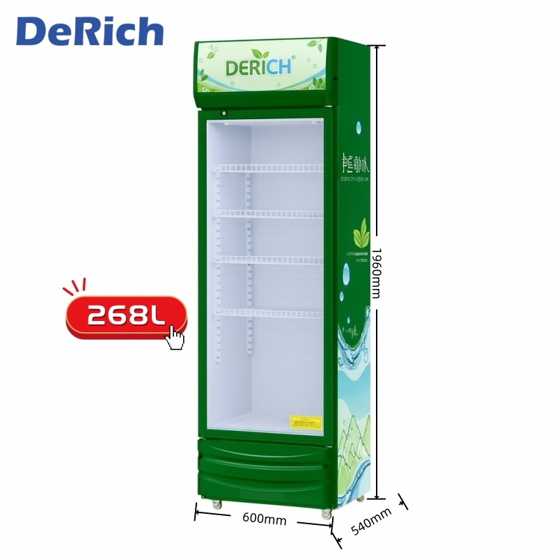 Холодильная витрина Derich 260-270 л, одностворчатая