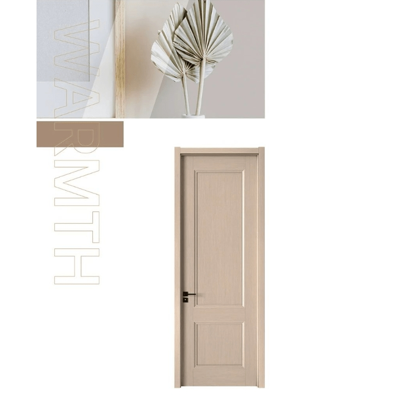 Factory Wholesale Price Modern Home Hotel Interior Room Door Wood Plastic Composite Door