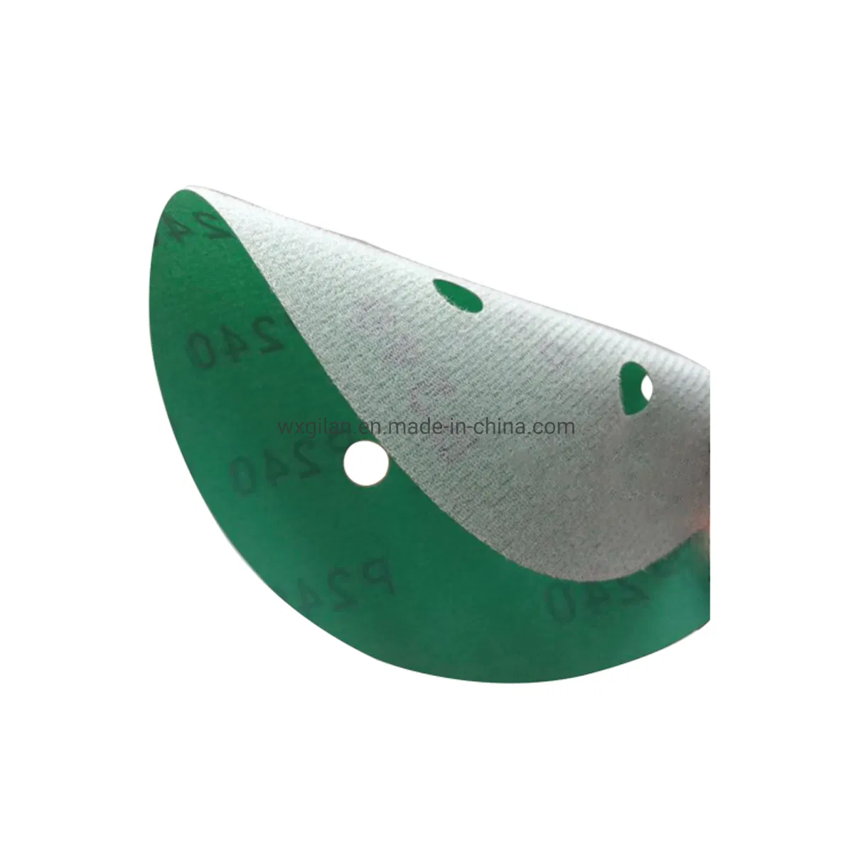 Шлифовальные диски 150 мм на липучке, зеленые