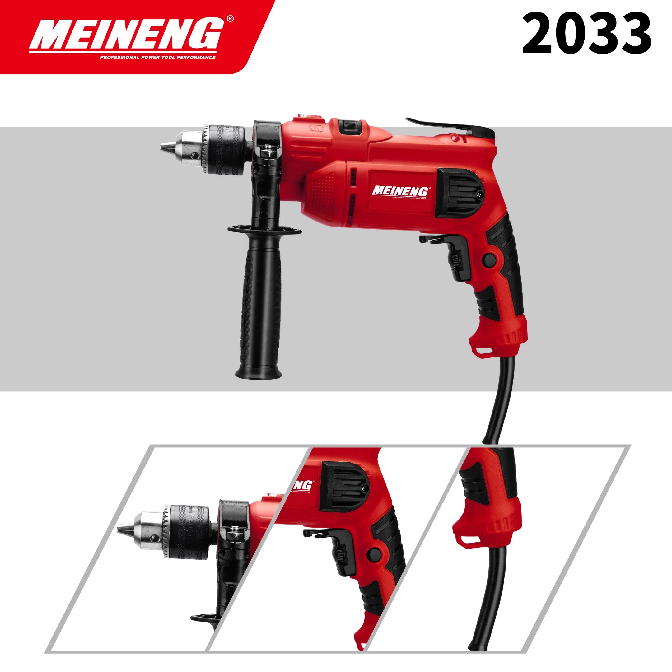 Профессиональная электродрель 2033 с высоким крутящим моментом