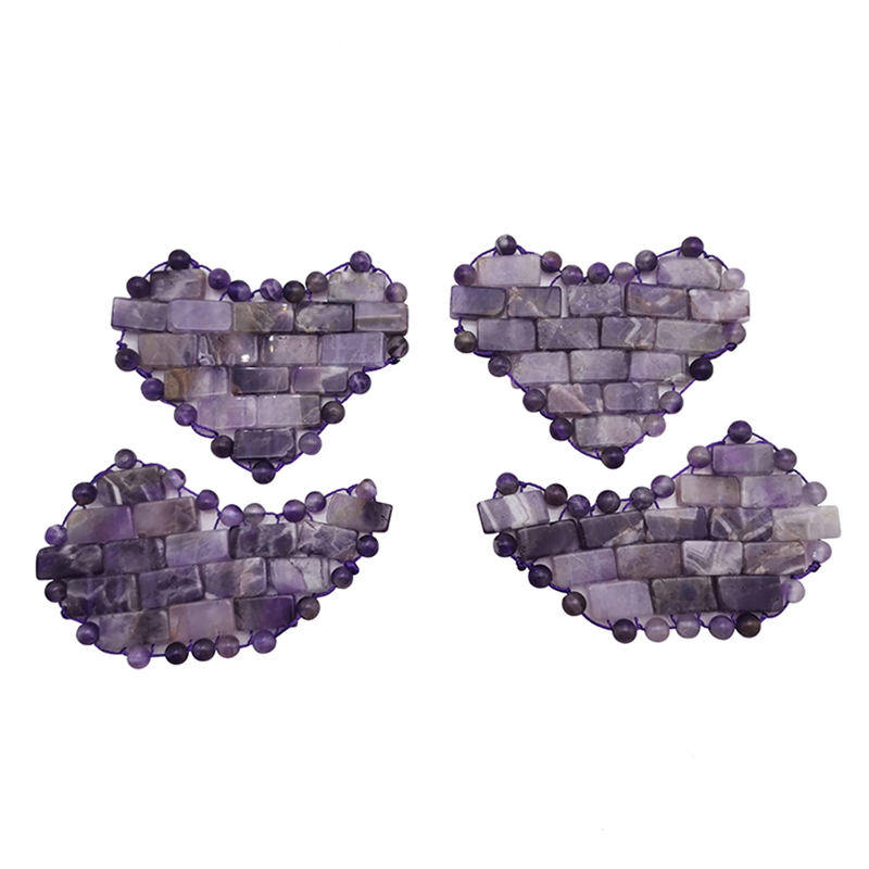 New Design Natural Facial Eye Sleeping Jade Mask Amethyst