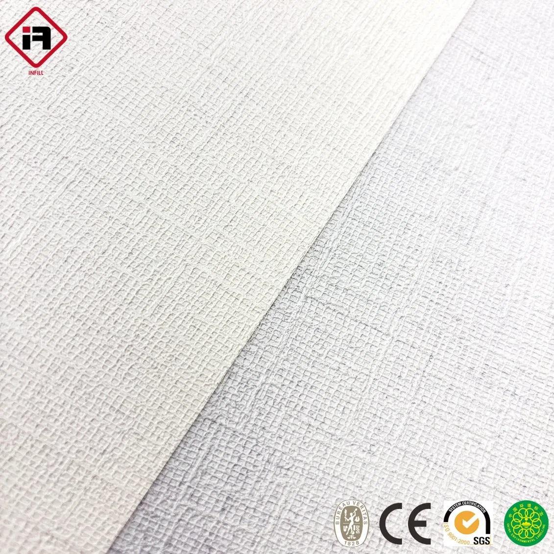 0.53m Width Textile Waterproof Wallpaper Wall Covering Building Material Eco Friendly Wall Paper for Home