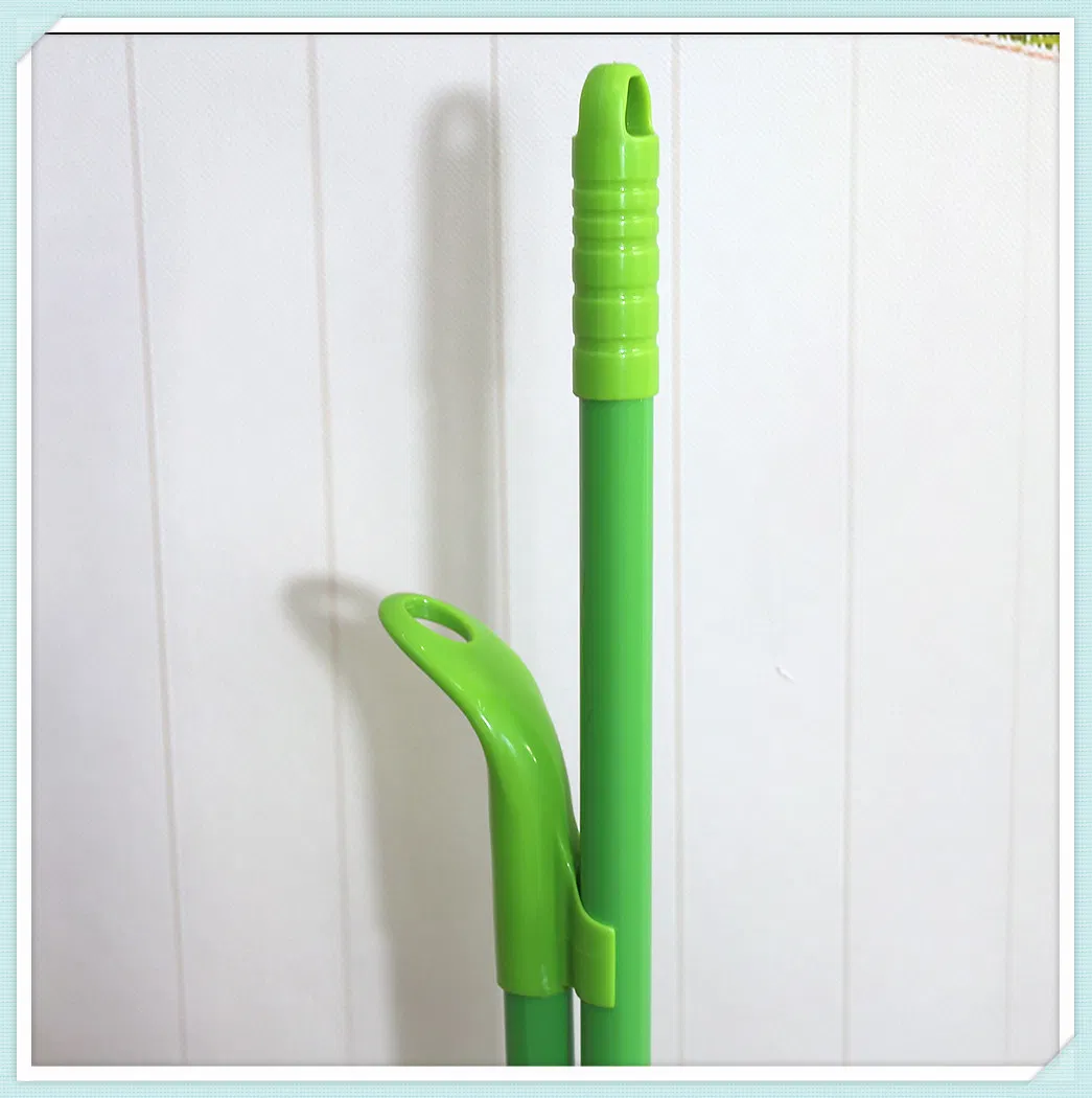 Jy1375 Ergonomic Long Handle Broom Set with Floor Friendly Soft Bristles