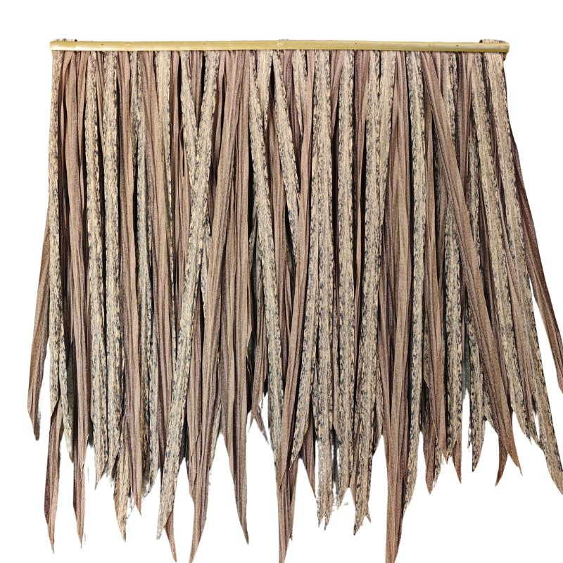 Artificial Straw Thatch Panel Realistic Appearance for Outdoor Roof Decoration