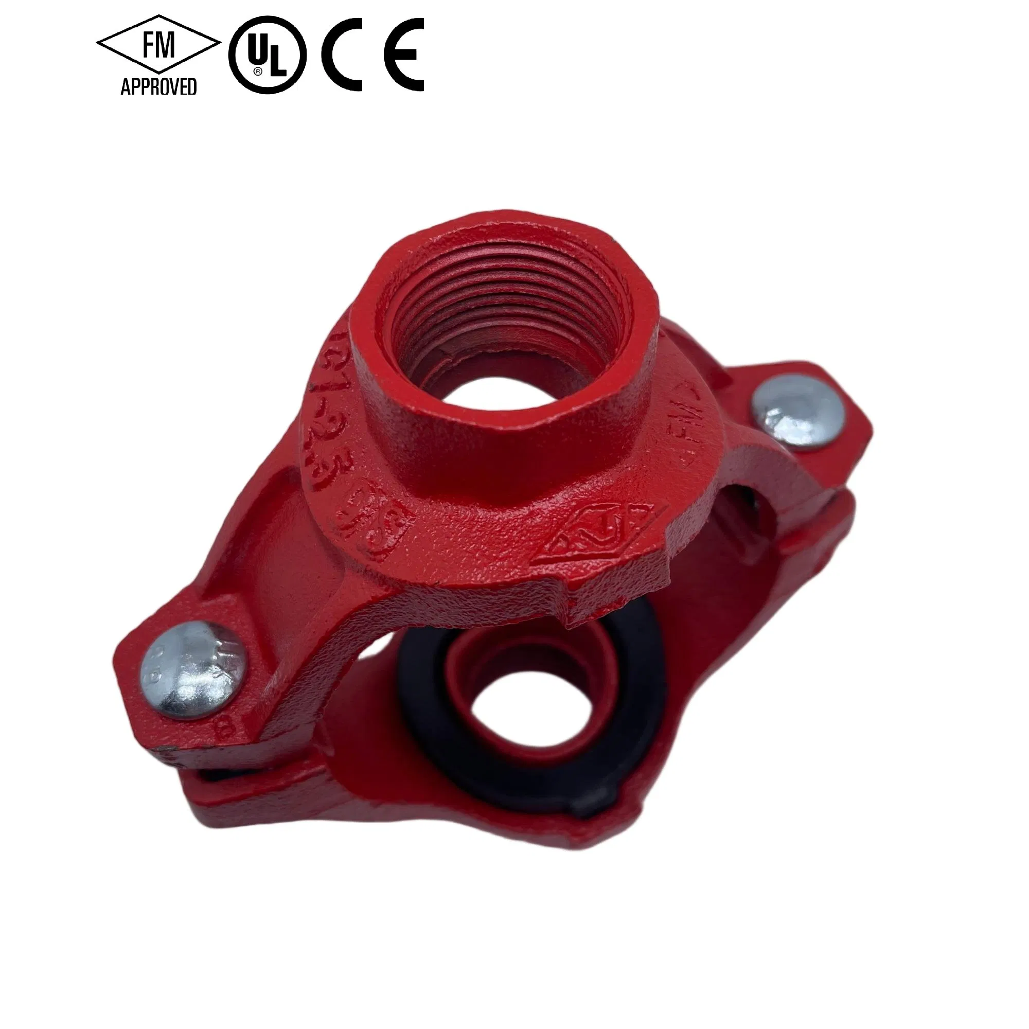 FM/UL Long Lasting Grooved Pipe Fitting for Fire Protection with Anti-Rust Coating