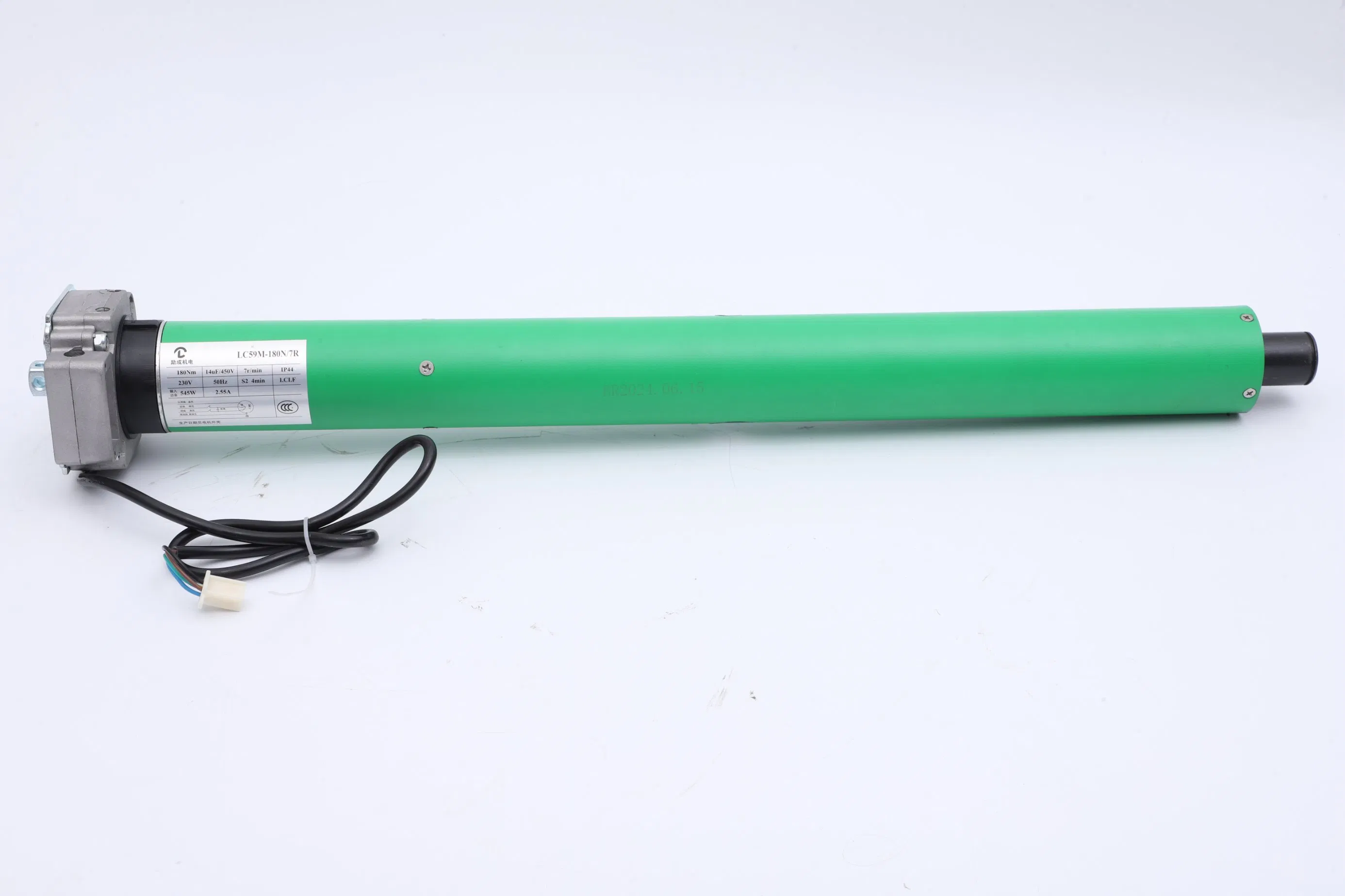 Heavy-Duty 59mm Tube Motor with Backup Hand Crank for Large Coverings