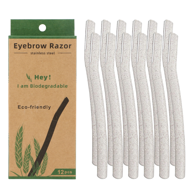 Biodegradable Eyebrow Razor for Women's Exfoliating/ Hair Removal/ Facial Trimmer