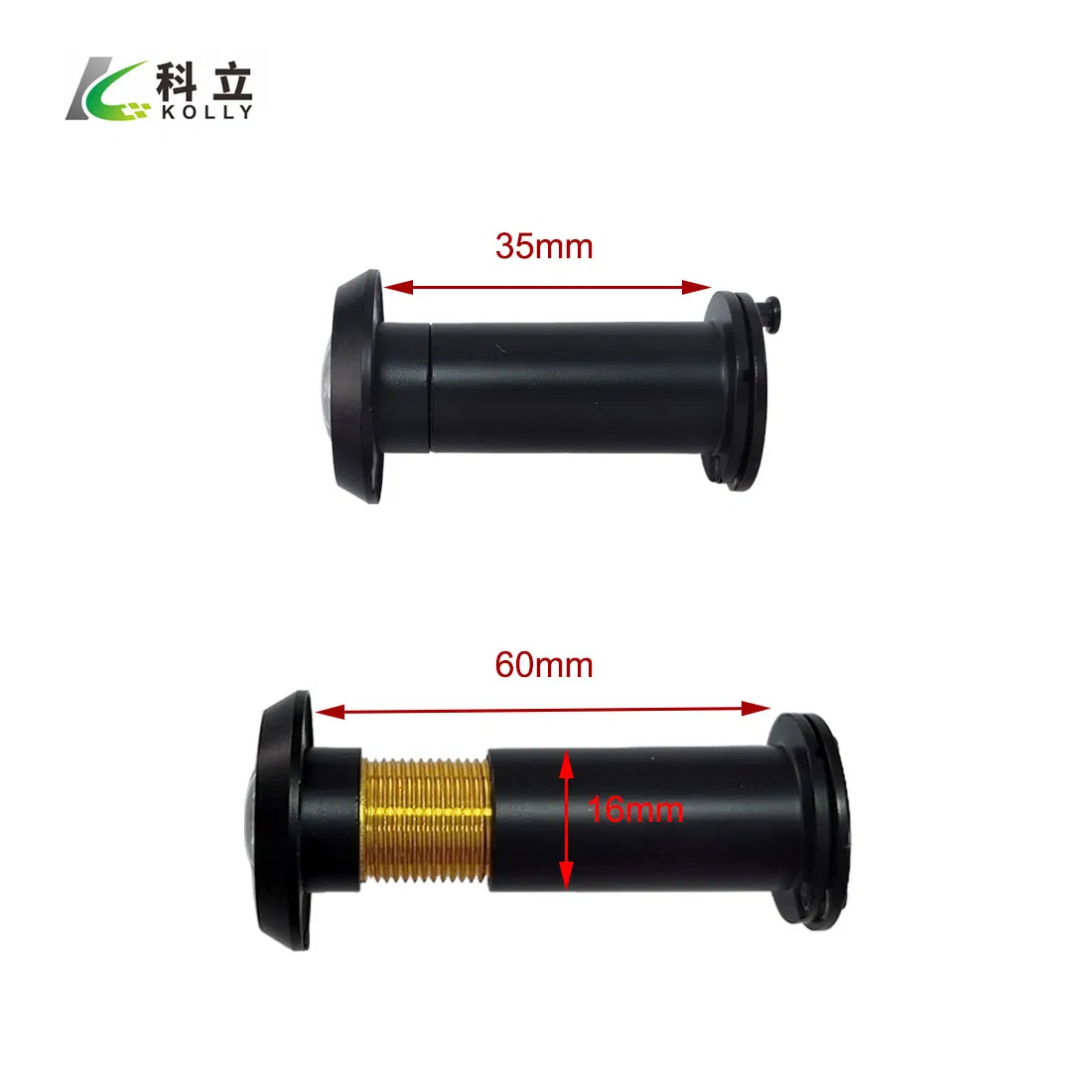 Durable Adjustable Zinc Alloy Door Viewer with 180 Degree Wide Angle Lens Design