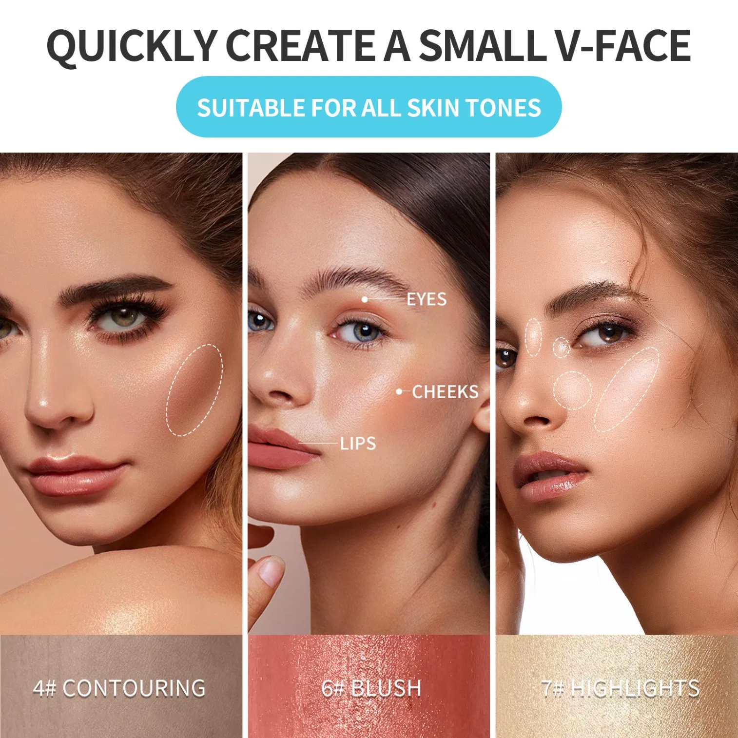 Custom Logo Waterproof Matte Vegan Cream Bronzer Makeup Stick Vegan Makeup Private Label Concealer Foundation Contour Stick