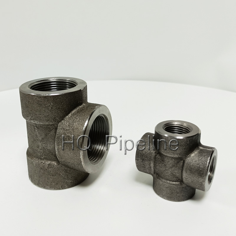 ANSI ASME B16.11 High Pressure Tee Lateral Teel Carbon Steel Forged Pipe Fittings