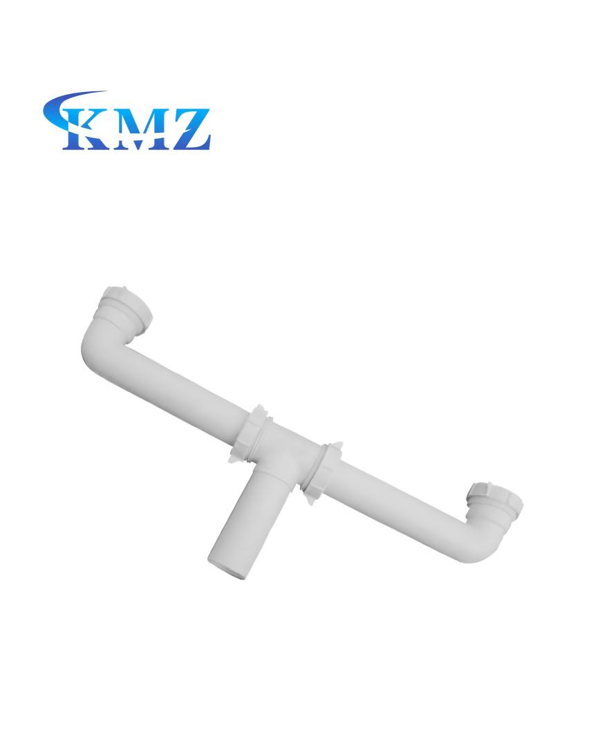 High Quality Water Siphon PVC T Trap Plastic Siphon Pipe for Kitchen Sink