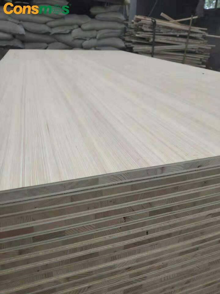 Consmos Wholesale 1220*2440mm 15mm 18mm Laminated Melamine Blockboard