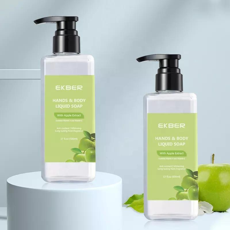 Wholesale Adults Liquid Wash Hand Soap with Natural Fragrance Bath Foam Showel Gel Body Cleansing Liquid Soap