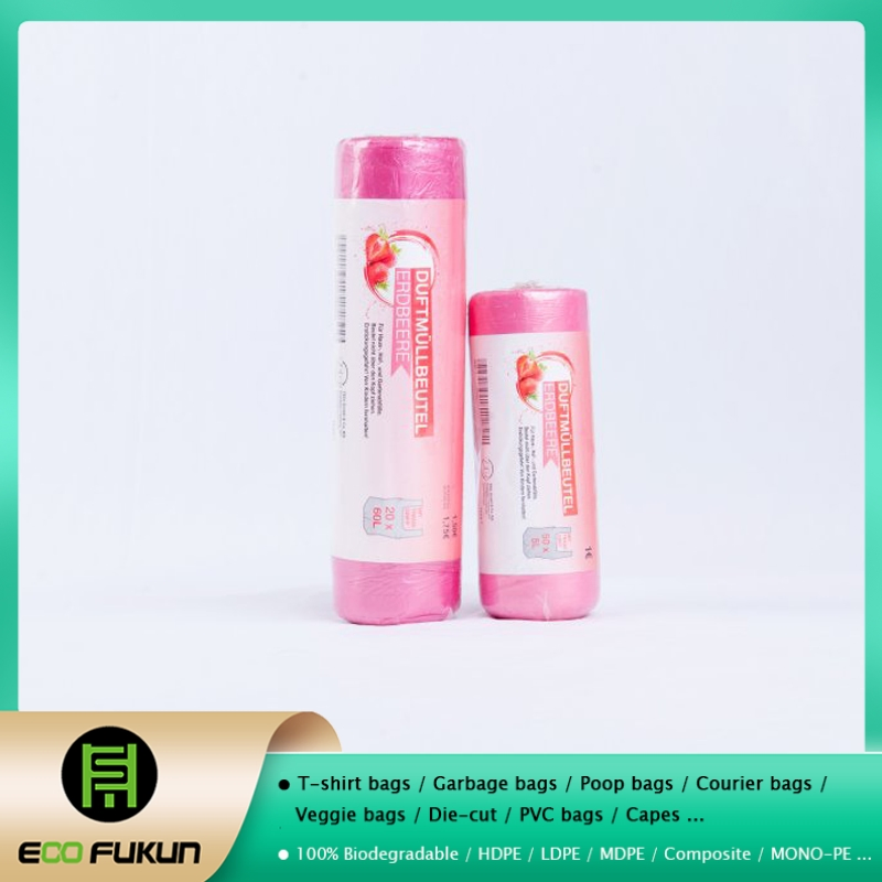 High-Quality Printed C-Fold Waste Bags