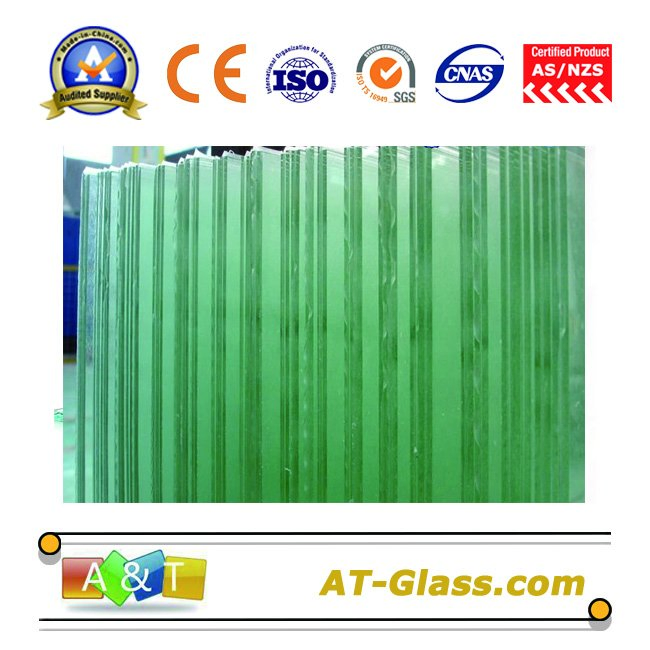 3mm+0.38 PVB+3mm Clear/Tinted Laminated Glass/ Laminating Glass/ Tinted Float Glass Used for Fence