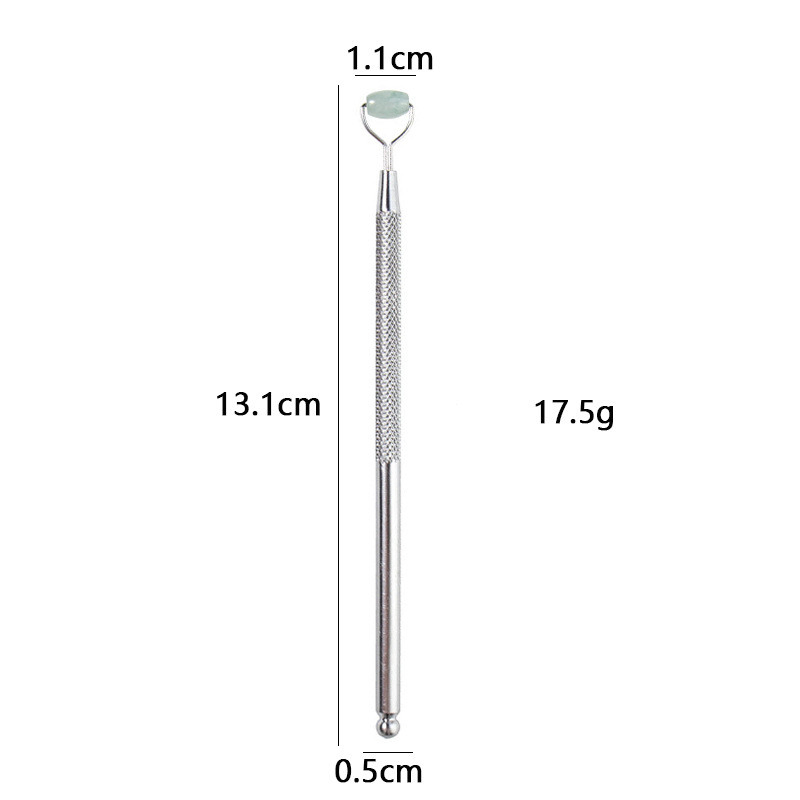 Ultimate Stainless Steel Gua Sha Lifting Tool Jade Eye Facial Massage Roller