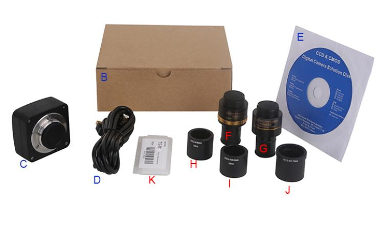 5MP USB3.0 Microscope Camera for Research