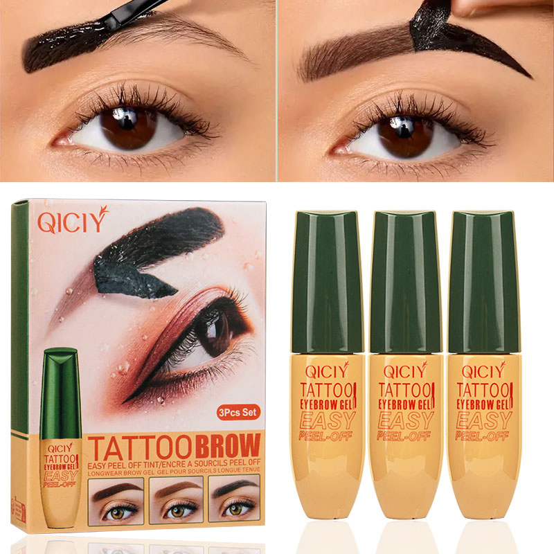 10ml Single PP Bag Makeup Peel-off Eyebrow Cream