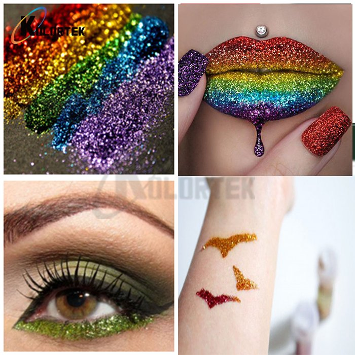 Cosmetic Grade Loose Eyeshadow Private Label Glitter Powder