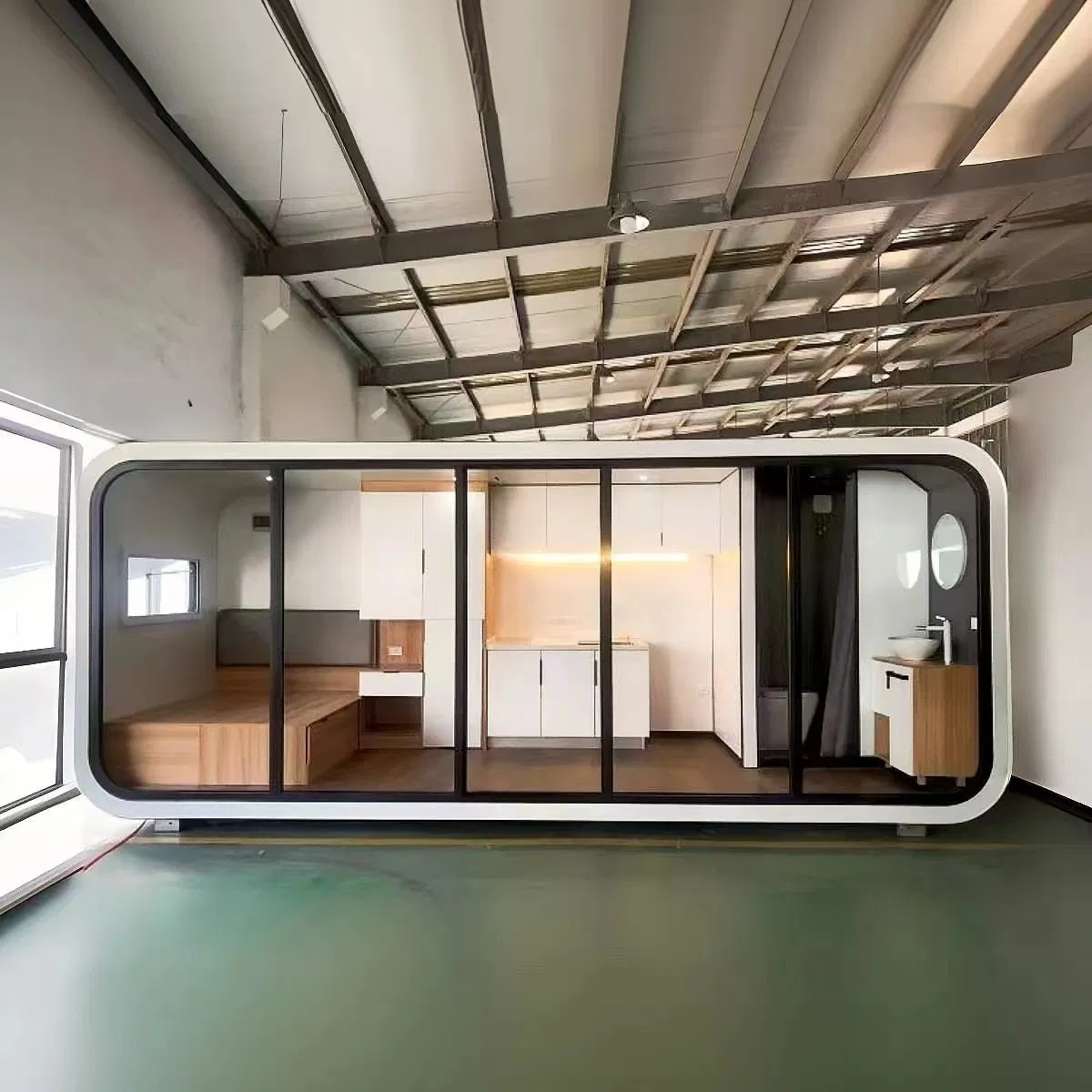 Customization Bespoke Apple Cabin Prefab Portable Apple Cabin Mobile House Bedroom Bathroom Kitchen