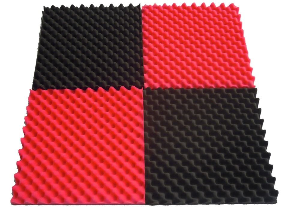 Pack 50 X 50 Soundproofing Sound Absorbing Proof Wall TV Studio Sound Pyramid Foam Acoustic Panels