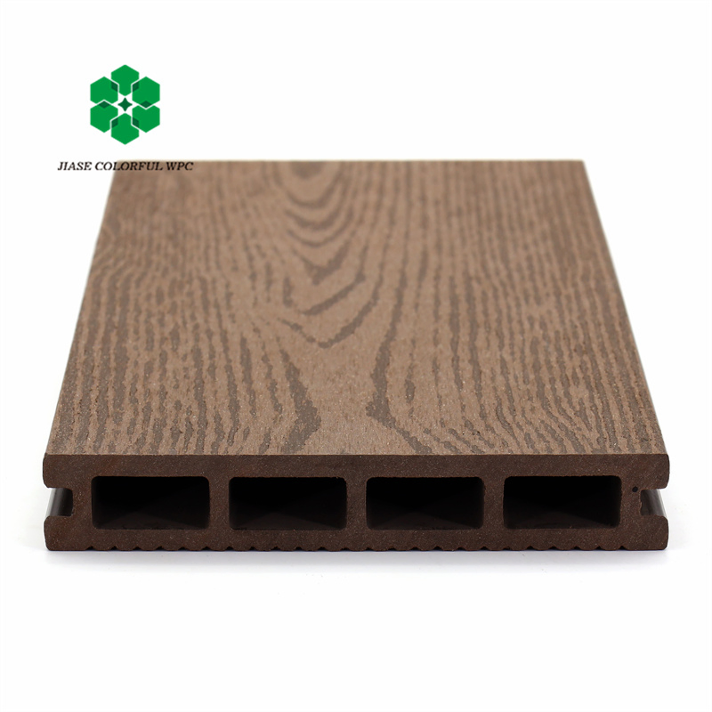 Exterior WPC Modern Engineered Decking 3D Flooring Tiles