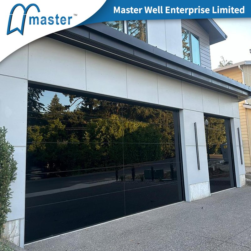 Top Sale CE Approved Modern Residential Commercial Sandwich Panel Automatic Insulated Electric Sectional Overhead Flush Steel Garage Door