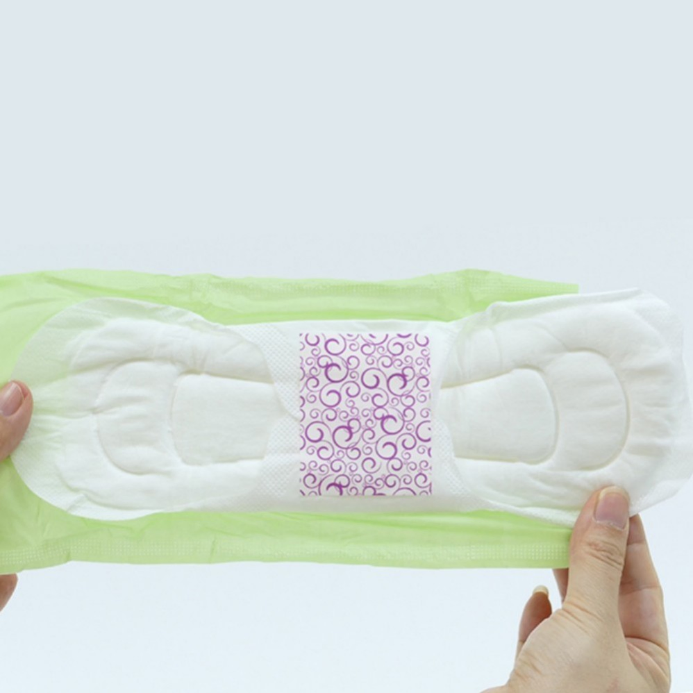 M Size Random Color Bamboo Charcoal Napkins Cloth Menstrual Sanitary Pads
