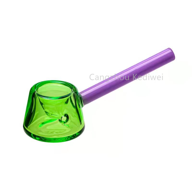 Factory Wholesale Multi Color Glass Hand Pipe Dry Smoking Pipe
