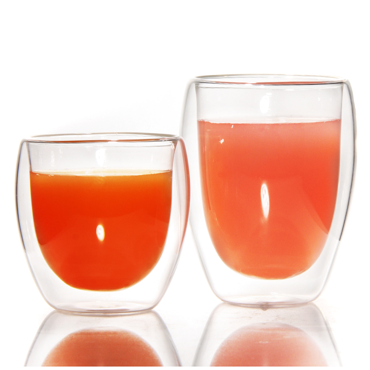 Stylish Glass Juice Cups in Multiple Sizes - Perfect for Any Occasion