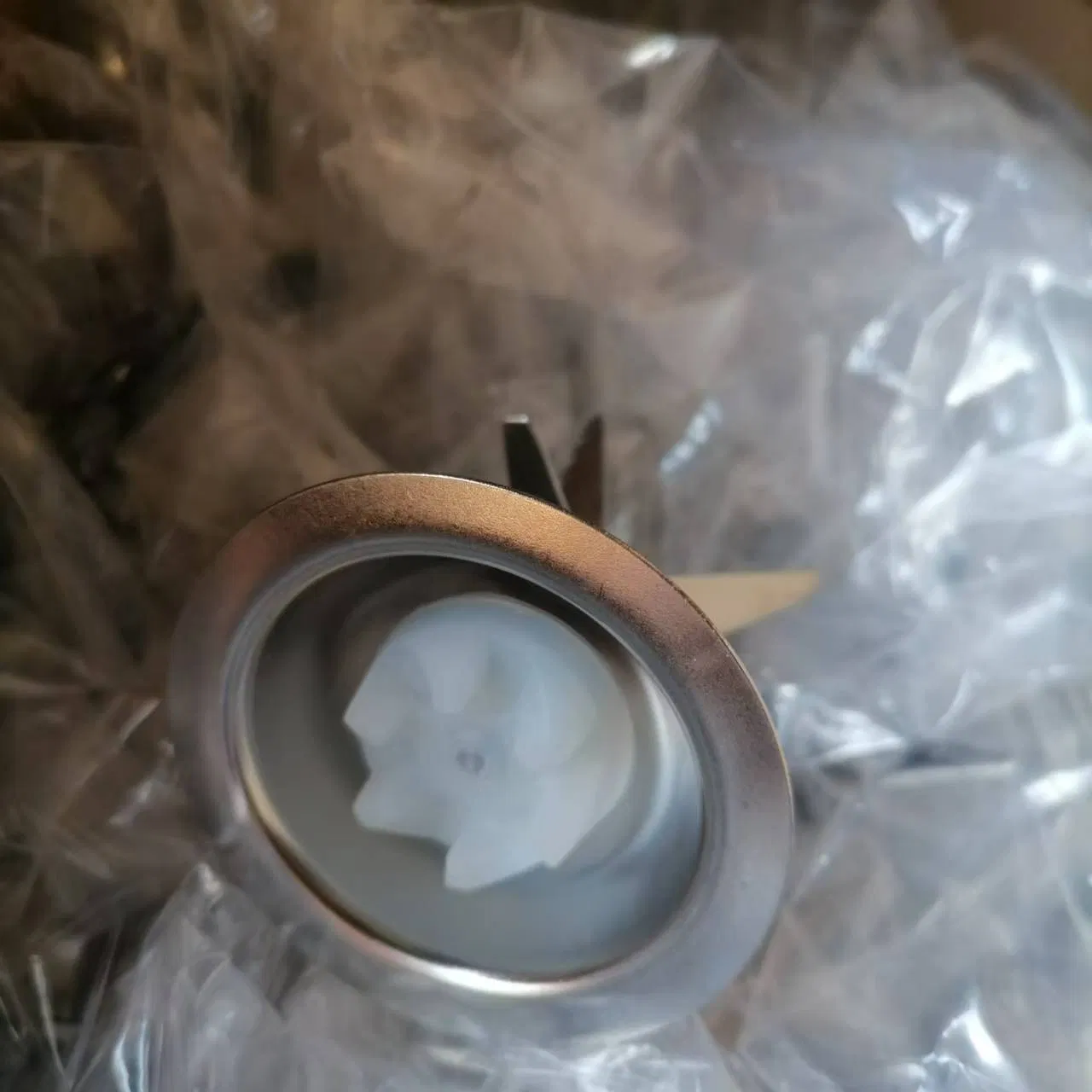 Y66 Stainless Steel 6 Leaves Blade Rubber Gear Blender Accessories