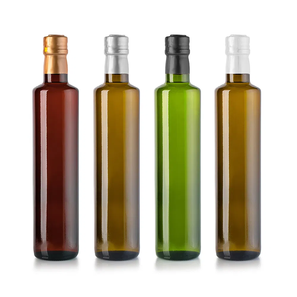 Food Grade 250ml 500ml 750ml 1L Square Glass Olive Oil Bottle