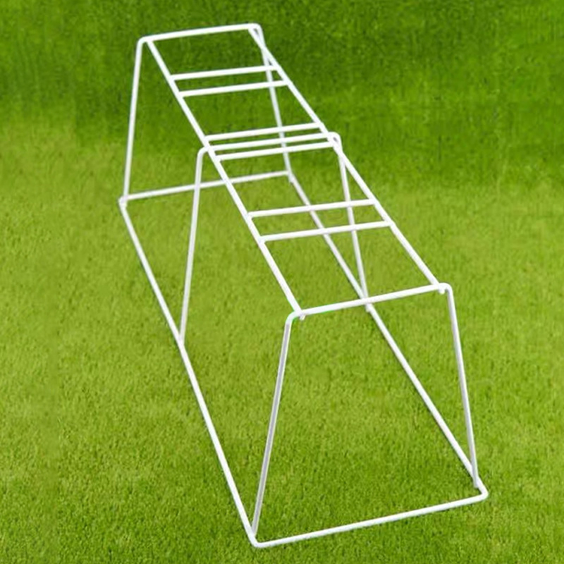 Long 4-Hole Orchid Pot Stand Plastic Spraying Iron Flower Stand Simple Orchid Flowers Plant Pot Rack