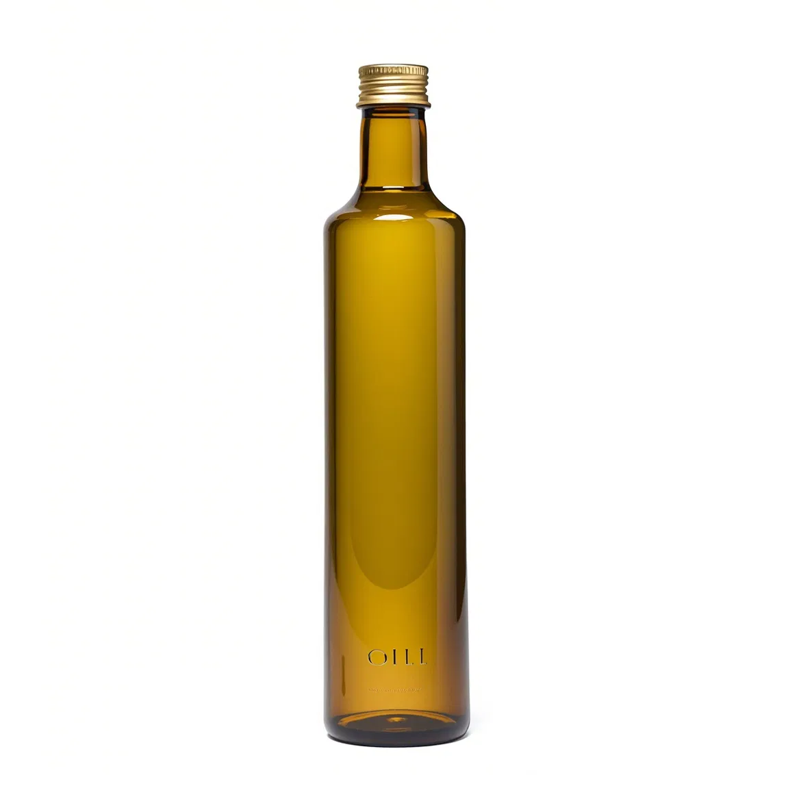 Competitive Price 250ml 500ml Amber Dark Green Round Glass Cooking Olive Oil Packing Bottle Oil Container with Aluminum Screw Cap