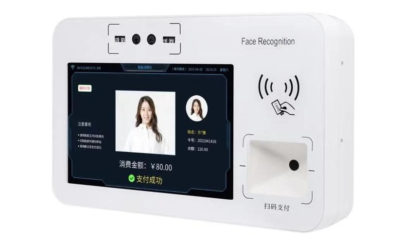 Wall-Mounted Face Recognition and Card Payment Terminal with Offline Functionality