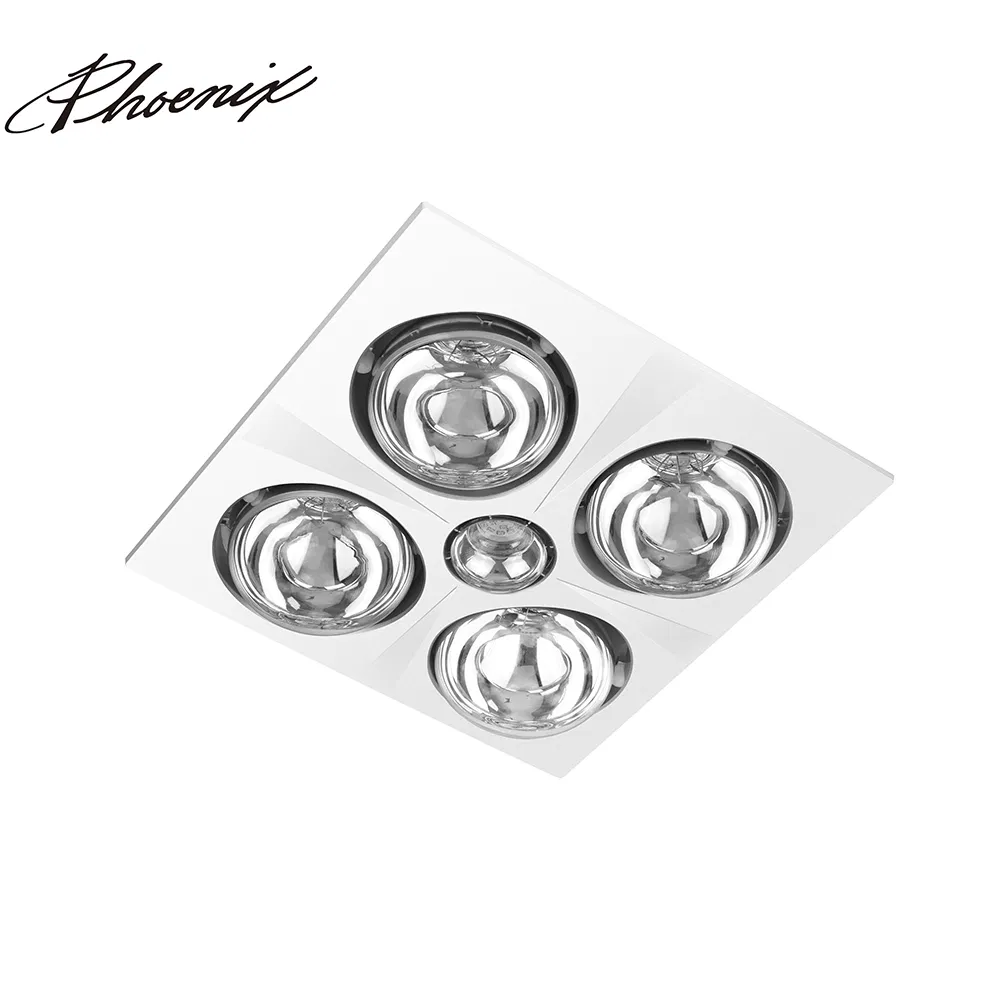 3-in-1 Electric Bathroom Heater, Exhaust Fan with Infrared Globes