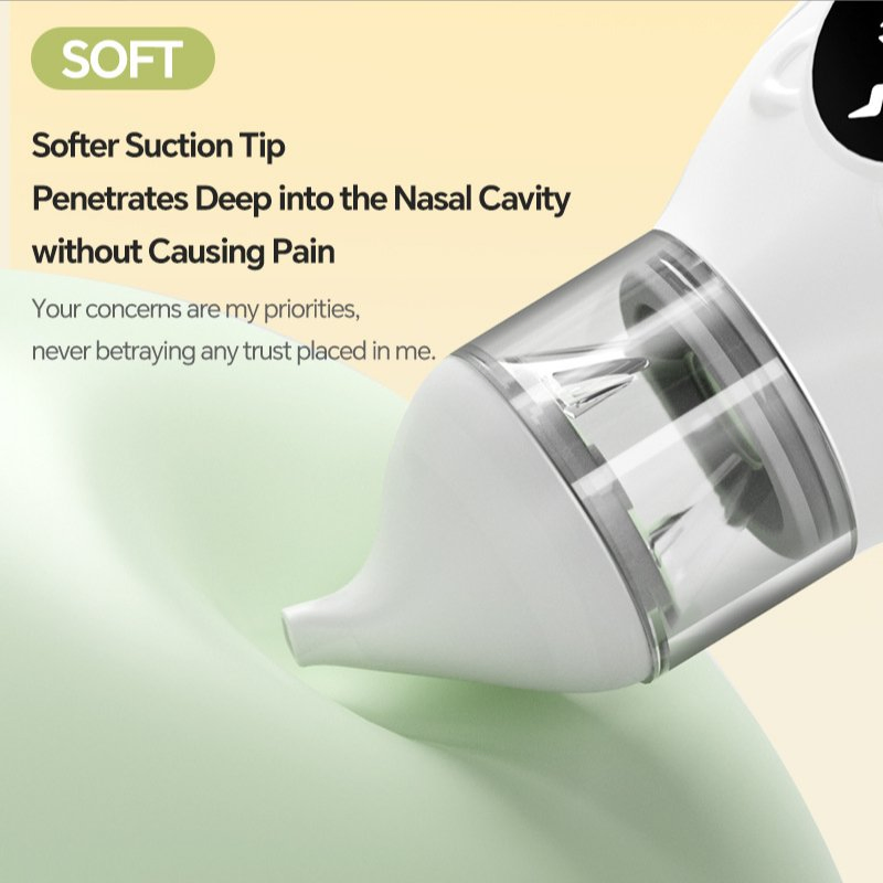 Gentle Innovative Negative Pressure Anti-Backflow Nasal Aspirator for Babies