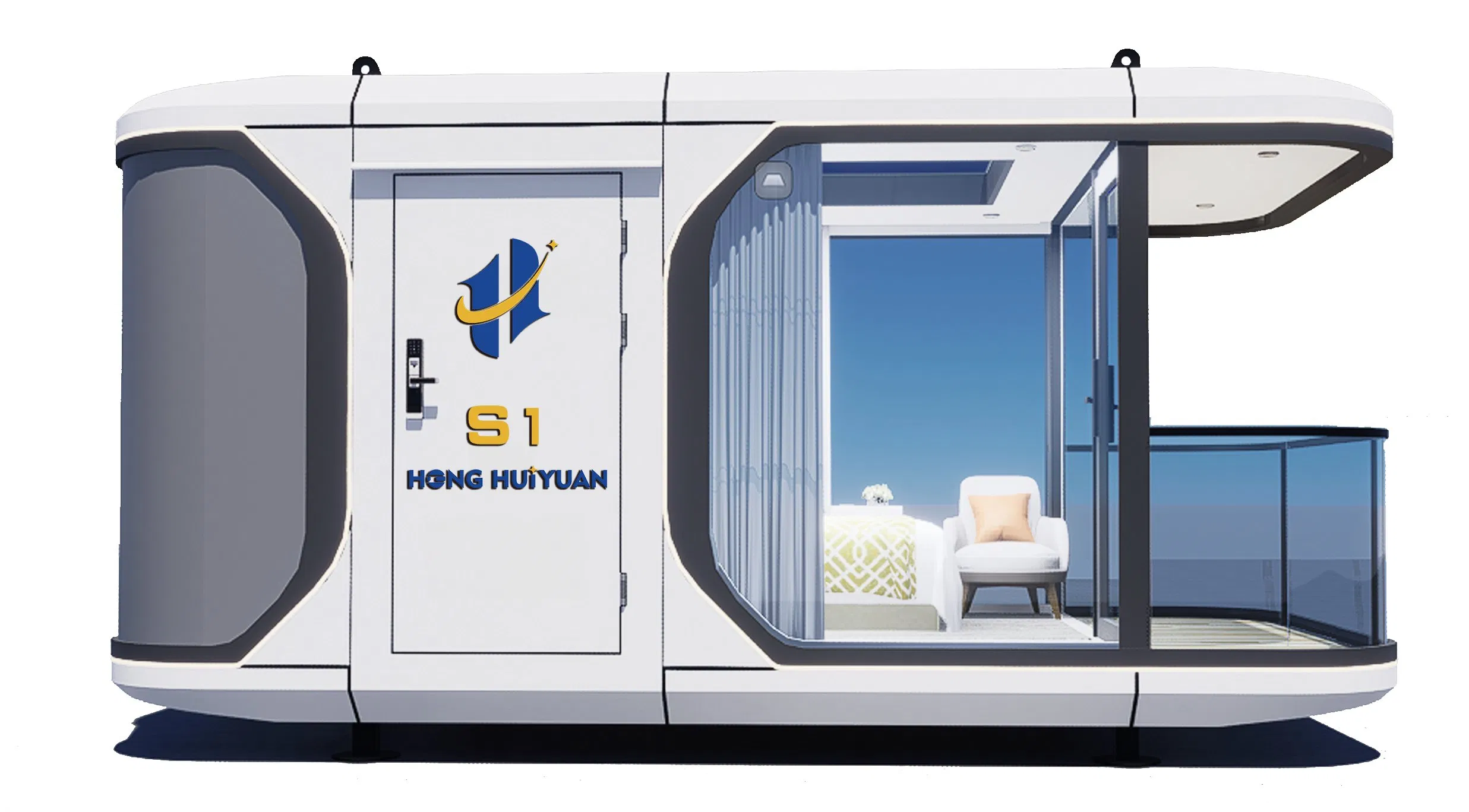 Modern Smart Modular Movable Oceanview Luxury Space Capsule House