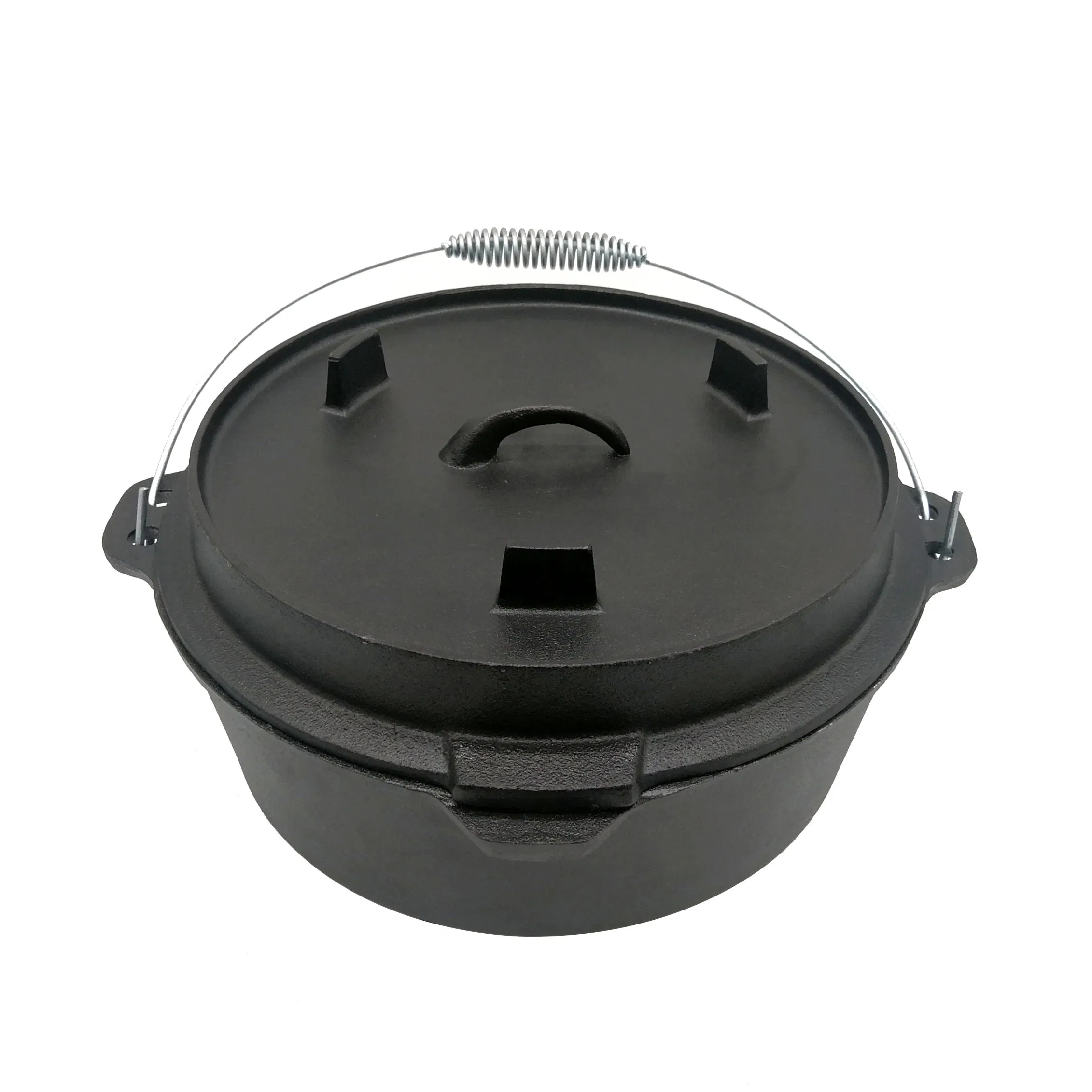 Чугунная голландская печь Cookwin 6qt с крышкой-сковородой