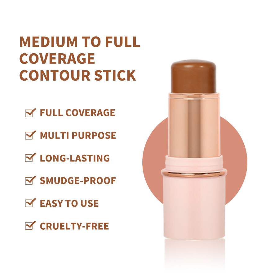 Easy to Use 9 Colors Brown Contour Stick Waterproof High Definte Face Makeup