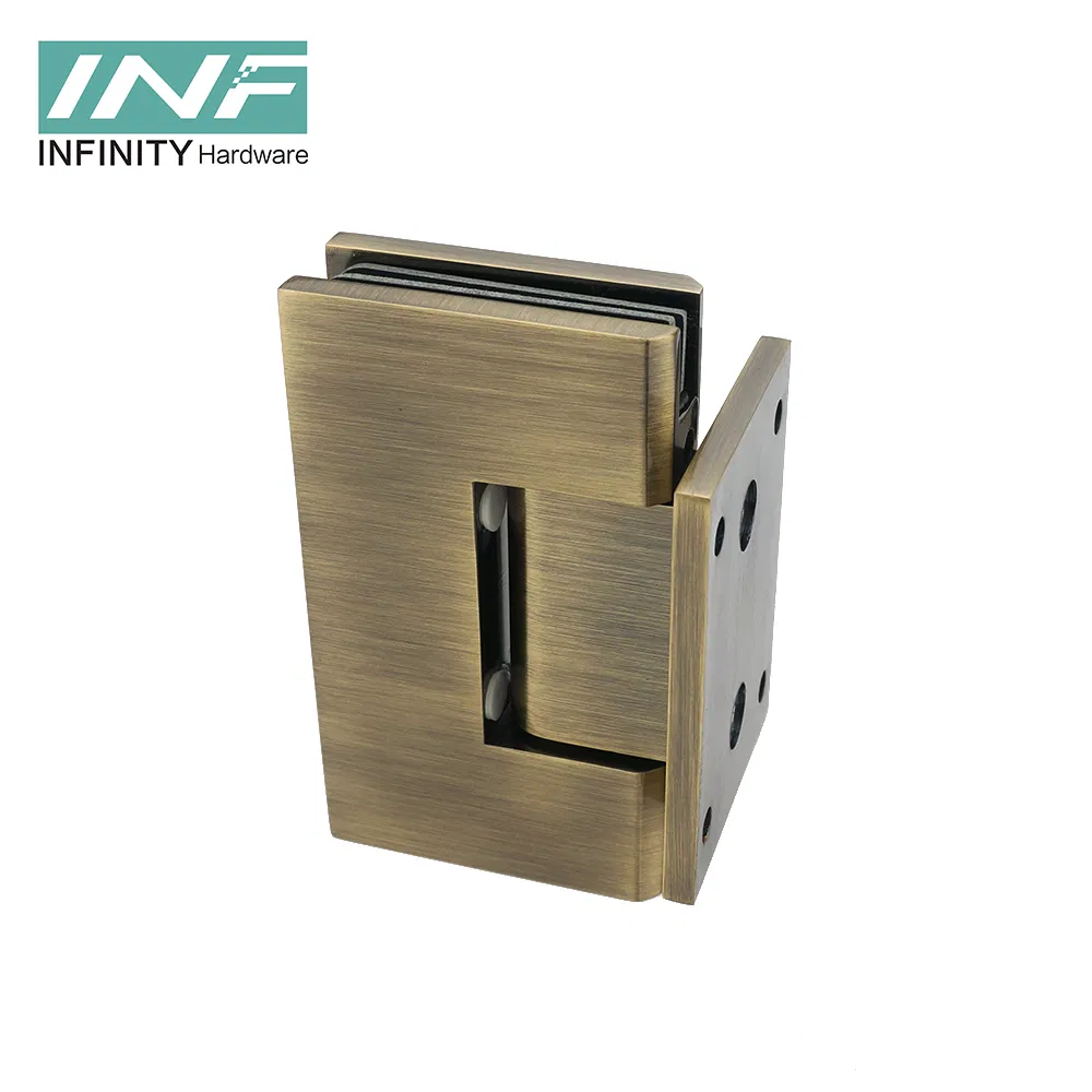 Hot Sale Brass Stainless Steel 304 Mirror Polish Glass to Wall Shower Door Hinge