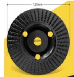 125mm Black Flat Shaping Grinder
