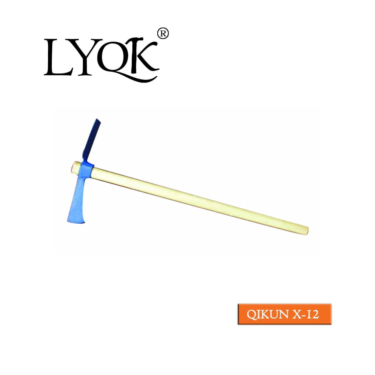 X-12 High Quality Rail Steel 65mn Agriculture Farm Garden Hardware Hand Tools Pick Head Mattock Pickaxe