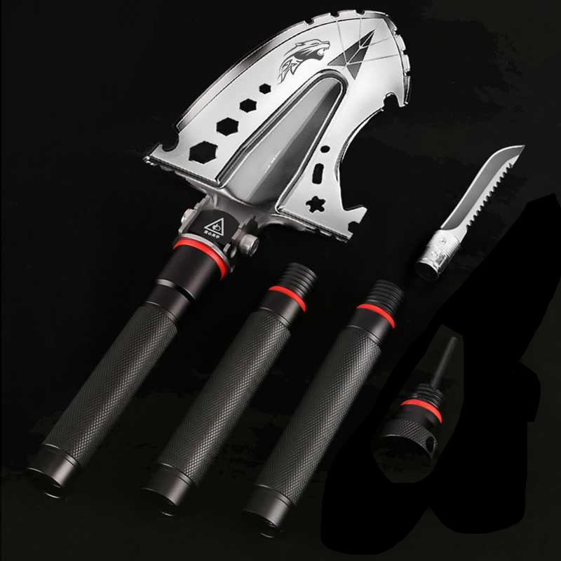 Multifunctional Portable Outdoor Folding Camping Fishing Forklift Survival Engineer Shovel