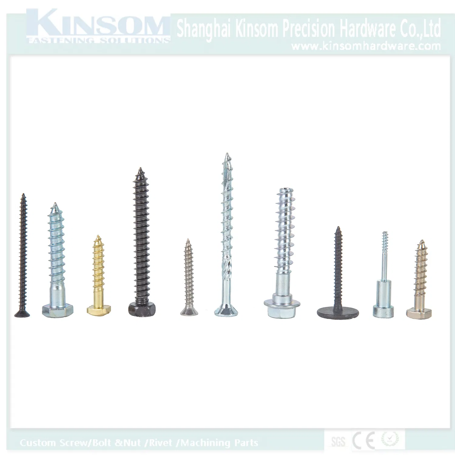 Wood Screws/Metal Screws/Hex Self Tapping Screws/Drywall Screw Zinc Coating