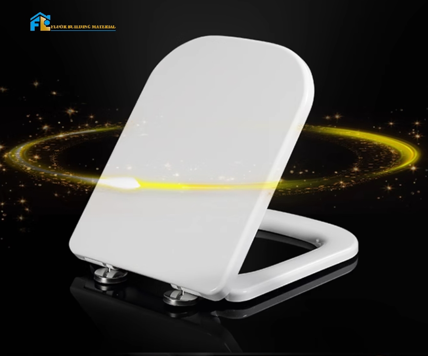 Fluor Comfortable Toilet Seat Cover Anti-Oxidant Plastic