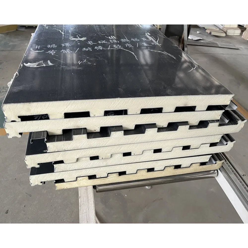 Wind Pressure Resistant Polyurethane Sandwich Insulation Panel for Temporary Mobile Homes